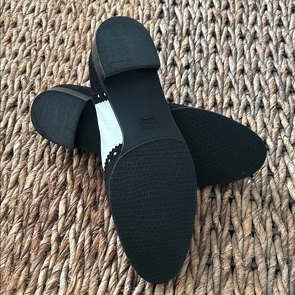 Stuart Weitzman Black and White Loafers - Picture 6 of 6